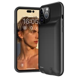 Genopladeligt batteri cover Shell til iPhone 15 Pro Max 8500mAh