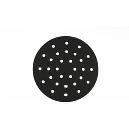 Uudelleen käytettävä Air Fryer Liner silikonivuoka pyöreä 23x23 cm Musta