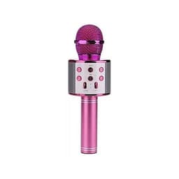 Karaokemikrofon Bluetooth Lyserød