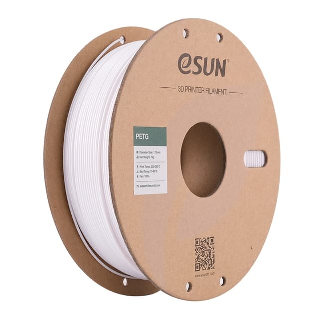 eSUN PETG 1.75 mm 1 kg - Solid vit