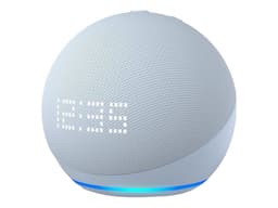 Amazon Echo Dot (5th Generation) Smart Högtalare med klocka Gråblå