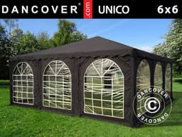 Pagodetelt UNICO 6x6m, Sort