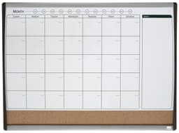 Nobo Mini magnetisk whiteboard planlegger med korktavle 58,5x43cm