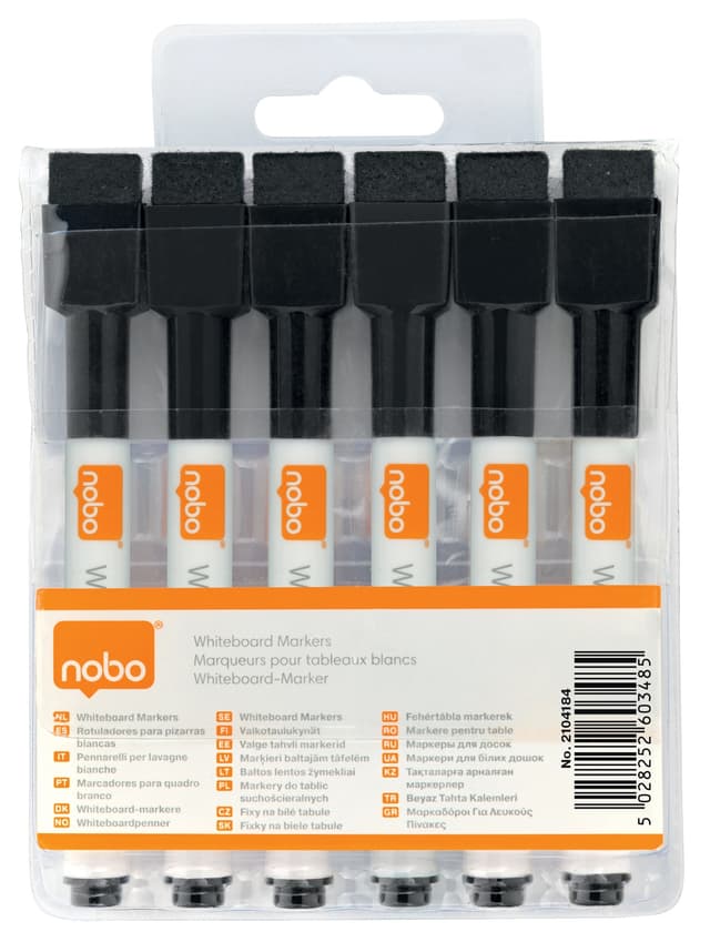 Whiteboard marker Nobo sort 6-p