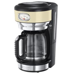 Russell Hobbs Retro kaffebryggare (krämvit)