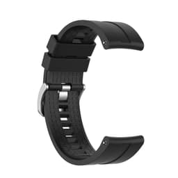 INF 22 mm silikon klokkerem for for Huawei Watch GT 2 46 mm, Samsung/Huami Sort