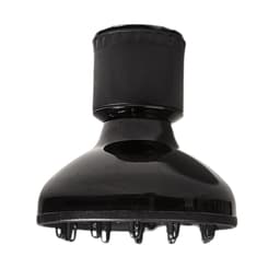 INF Silikon hårføner diffuser for bølget naturlig tykt hår Sort