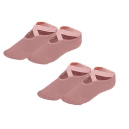2 par fitness-sportstrumpor Rosa