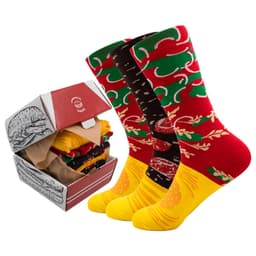 INF 3 paria ruokasukat Funky Design -puuvillasukat Parhaat lahjat