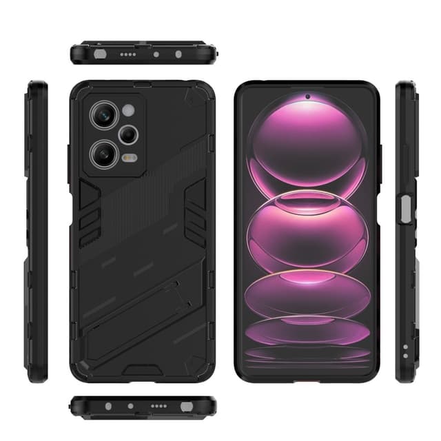 Til Xiaomi Redmi Note 12 Pro 5G Deksel Hard+Mykt TPU-stativ