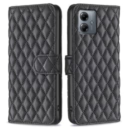 BINFEN Plånboksfodral Motorola Moto G14 4G  - Svart