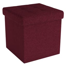 Folde Skammel 30x30x30 cm Taburet (rød)