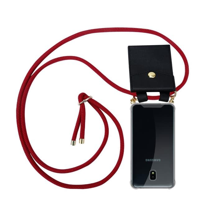 Samsung Galaxy J3 2018 Skal Fodral Kedja (Röd)