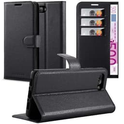 Blackberry KEY 2 LE lommebokdeksel etui (svart)