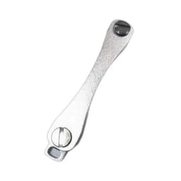 Kompakt nyckelhållare och nyckelringarrangör Silver