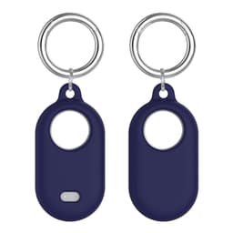 Samsung Galaxy Smart Tag 2 koteloteline avaimenperä silikonilla Tummansininen