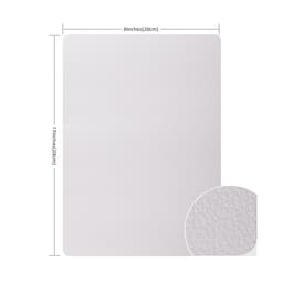 Litchi tekstuurin itseliimautuvat korjauspaikat sohvalle 3 lakanat 20x28 cm Valkoinen