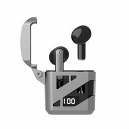 Trådløse ørepropper bluetooth 5.3 touch TWS GT02 gaming in-ear ørepropper Sort