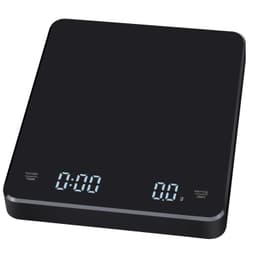 Oppladbar kaffevekt med tidsregulator 3 kg / 0,1 g Black