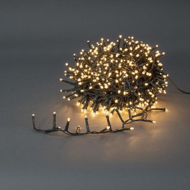 Nedis Julebelysning | Kompakt klynge | 400 LED's | Varm Hvit | 8.00 m | Lyseffekter: 7 | Innendørs eller utendørs | Nettstrøm drevet