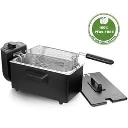 Emerio Fritös 3,0l Svart DF-120482.2 Rostfri balja Pfas Fri
