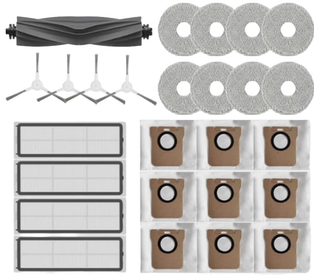 26 delar tillbehör för Dreame L10S Ultra/S10 Pro, Xiaomi Robot Vacuum X10 Plus