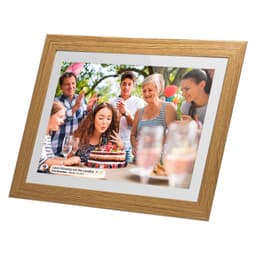 Lippa 10″ Frameo – Digitaalinen billedramme, puinen kehys