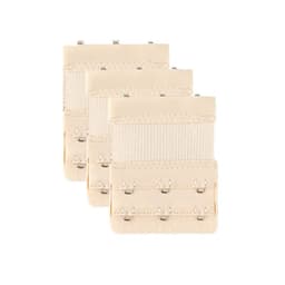 3 st BH-förlängningsremmar Beige