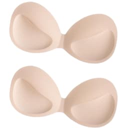 1 pari irrotettavat yksiosaiset rintaliivit Beige 27 x 12.5 cm/4.5 cm
