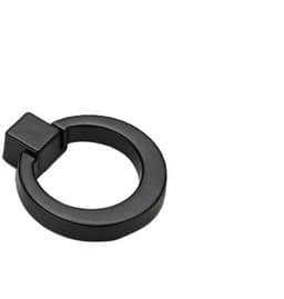 Runde skapknotter Mattsort Kjøkken Baderomsskap trekker Sort L004