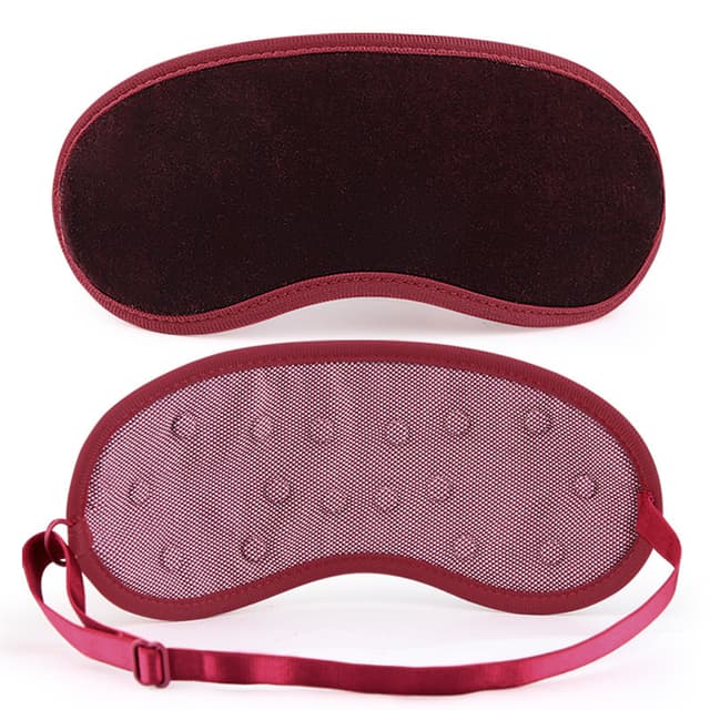 Bekväm Sovmask med Magneter Röd
