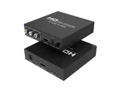 AV+HDMI till HDMI-omvandlare Sort