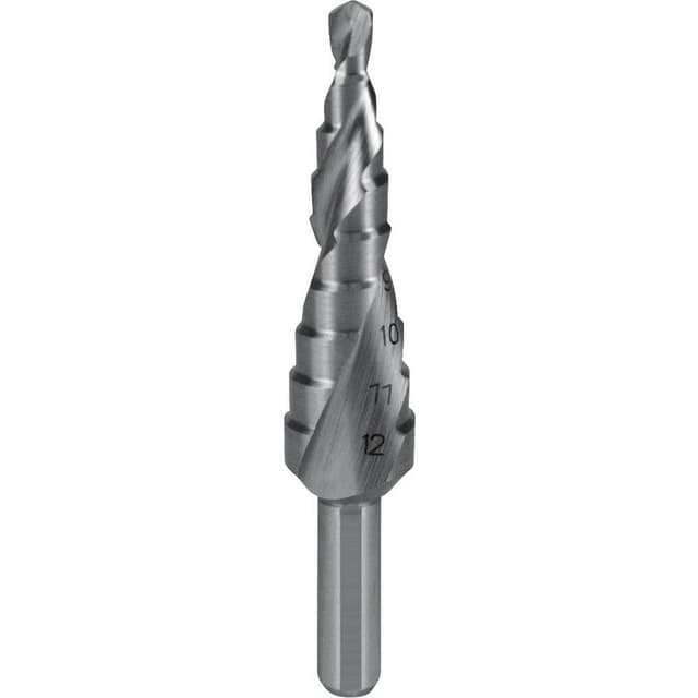 Stegborr 4 - 12 mm HSS RUKO 101050-9 Total längd 65 mm