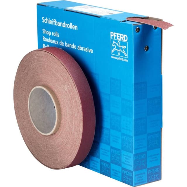 PFERD SBR 25 A 120 45016012 Slippappersrulle Kornighet