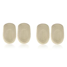 Hælinnleggssåler for hælsporer, myke/tykkere/støtdempende beige