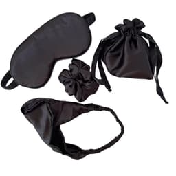 Mörkläggningssömnmask Ögonmaskset med förvaringstygpåse Hårögla pannba