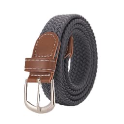 Vävt Stretch Seamless Bälte Grå
