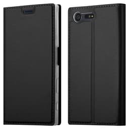 Sony Xperia X COMPACT Suojakuori Lompakkokotelo (Musta)