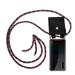 Samsung Galaxy A90 5G Etui Cover Kæde (Blå)