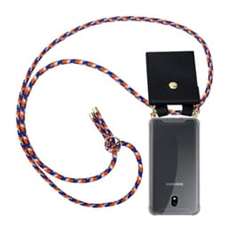 Samsung Galaxy J7 2018 Etui Cover Kæde (Blå)