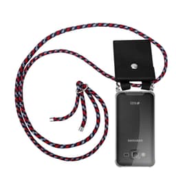 Samsung Galaxy J3 2016 Etui Cover Kæde (Blå)