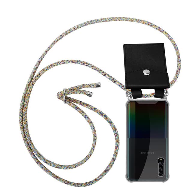 Samsung Galaxy A90 5G Skal Fodral Kedja (Gul)
