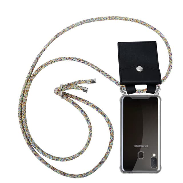 Samsung Galaxy A10e / A20e Skal Fodral Kedja (Gul)