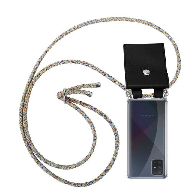 Samsung Galaxy A71 4G Skal Fodral Kedja (Gul)