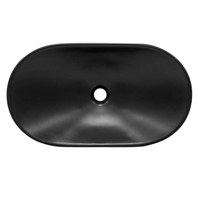 ECD Germany Design vaskeholder 640 x 365 x 130 mm, fremstillet af keramik hvid