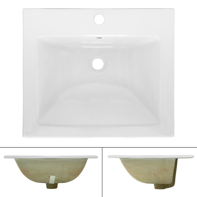ML-Design keramisk vask hvid 45x22,5x42 cm