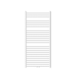 Badeværelsesradiator - 750 x 1500 mm - hvid buet, central tilslutning
