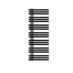 Design badeværelsesradiator Iron EM 600x1600 mm sort mat Luxe Bath