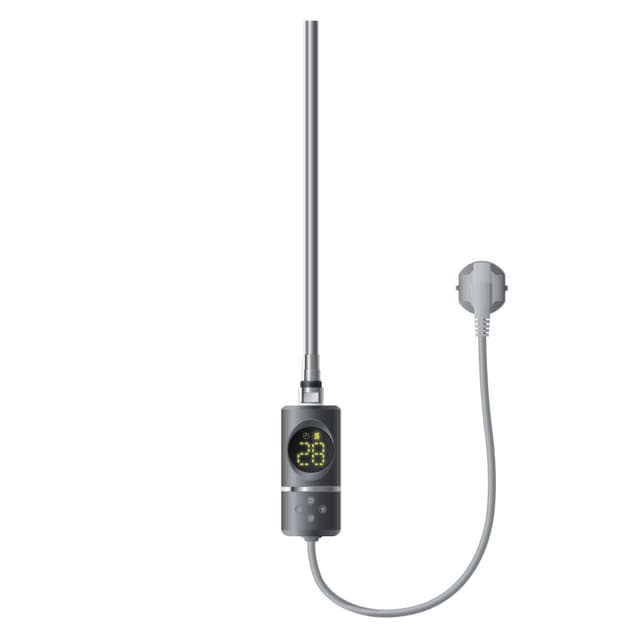 ML-Design Varmemodstand 1200W Antracit med termostat og LCD-display