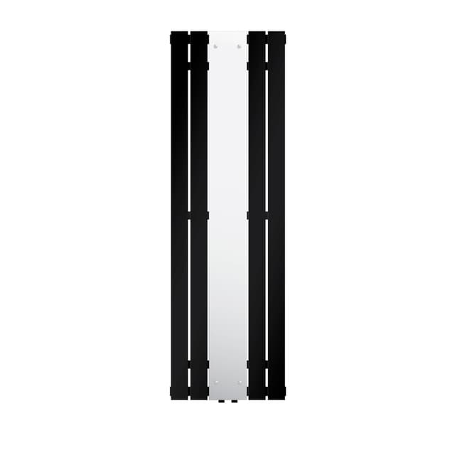 Spegelradiator Svart designradiator Handduksradiator 450x1600 mm